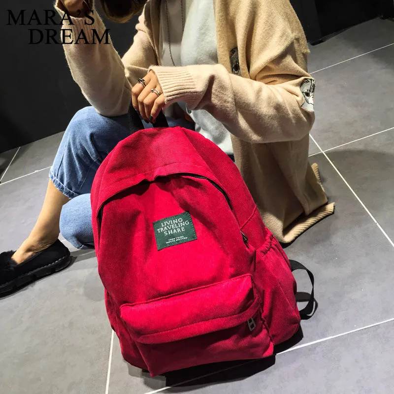 Mara's Dream New Velour Backpack Women Backpacks For Teenage Girls School Bags Solid Color Zipper Big Capacity Backpacks Mochila
Mara's Dream New Velour Backpack Women Backpacks For Teenage Girls School Bags Solid Color Zipper Big Capacity Backpacks Mochila