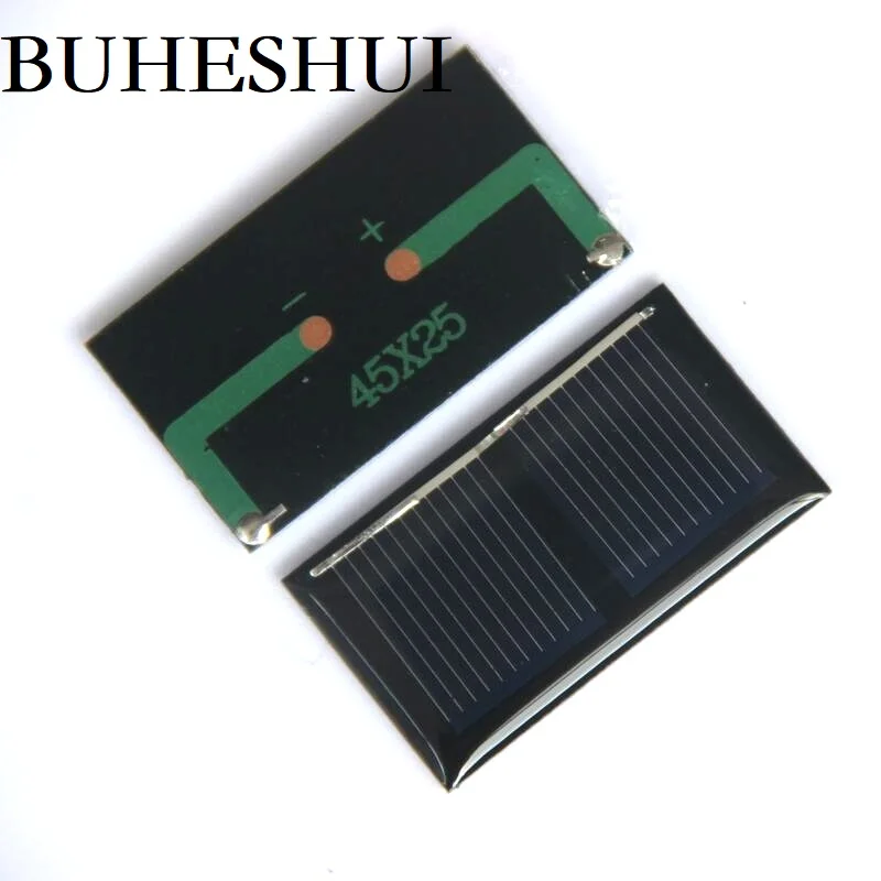 BUHESHUI 1V 125MA Mini Solar Cell Polycrystalline Solar Panel/Module DIY Solar Toy Education Kits 45*25MM 300pcs/lot Wholesale
BUHESHUI 1V 125MA Mini Solar Cell Polycrystalline Solar Panel/Module DIY Solar Toy Education Kits 45*25MM 300pcs/lot Wholesale