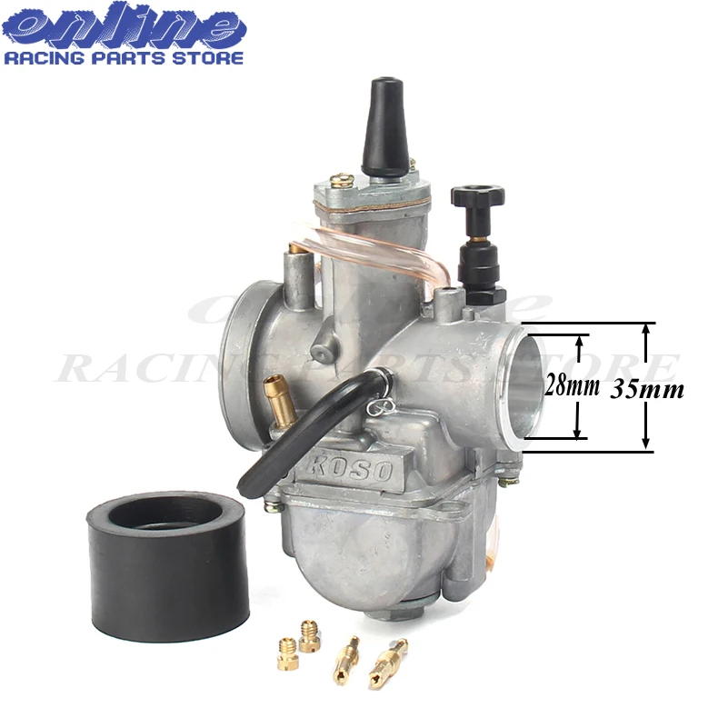 Carb for koso pwk28 carburetor Carburador 28mm with power jet fit on 2T/4T motorcycle engine racing motor
Carb for koso pwk28 carburetor Carburador 28mm with power jet fit on 2T/4T motorcycle engine racing motor