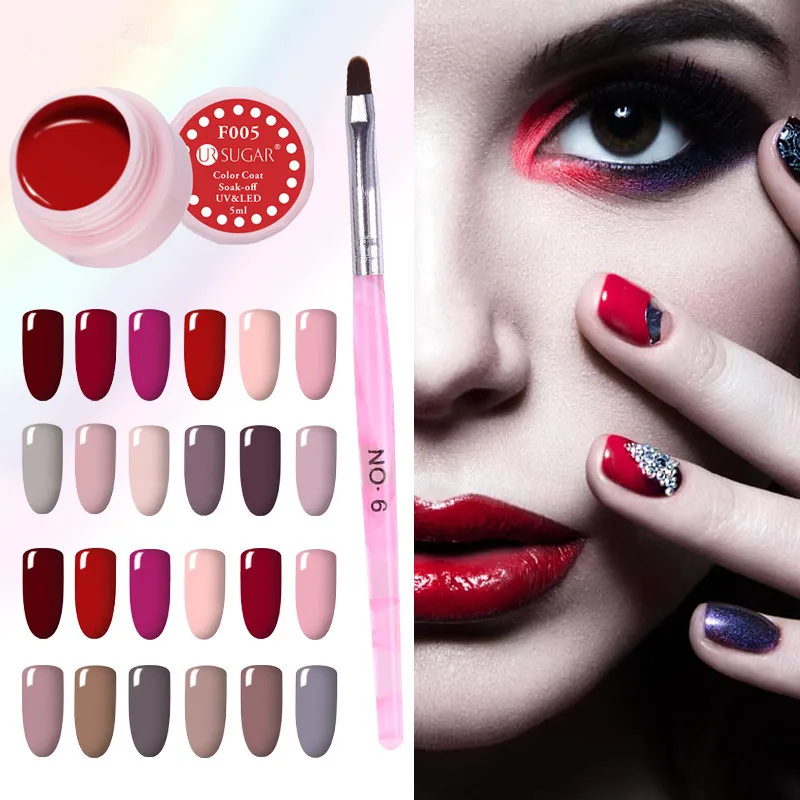 UR SUGAR 7Pcs 5ml UV Gel Nail Polish LED UV Lamp Curing Color Gels Polish Painting Nail Art Gel Set & Pink UV Gel Brush Pen
UR SUGAR 7Pcs 5ml UV Gel Nail Polish LED UV Lamp Curing Color Gels Polish Painting Nail Art Gel Set & Pink UV Gel Brush Pen