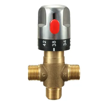 1PC Brass Pipe Thermostat Faucet Thermostatic Mixing Valve Bathroom Water Temperature Control Faucet Cartridges
1PC Brass Pipe Thermostat Faucet Thermostatic Mixing Valve Bathroom Water Temperature Control Faucet Cartridges
