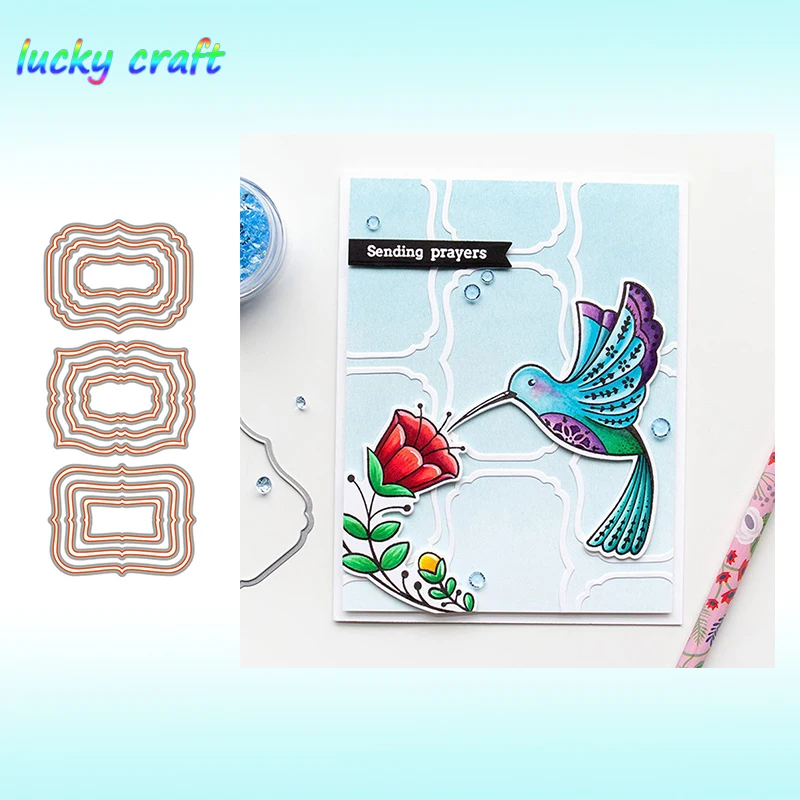 Luck YCraft Polygonal lace frame Metal Cutting Dies for DIY Scrapbooking Embossing Paper Cards Making Crafts Dies Cut 2019
Luck YCraft Polygonal lace frame Metal Cutting Dies for DIY Scrapbooking Embossing Paper Cards Making Crafts Dies Cut 2019