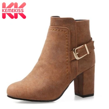 KemeKiss Plus Size 30-48 Women Ankle Boots Winter Fur Warm Boots Women High Heel Shoes Zipper Buckle Fashion Shoes Footwear
KemeKiss Plus Size 30-48 Women Ankle Boots Winter Fur Warm Boots Women High Heel Shoes Zipper Buckle Fashion Shoes Footwear