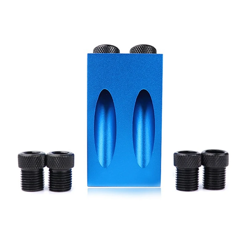 Woodworking Pocket Hole Jig Kit 6/8/10mm Angle Drill Guide Set Hole Puncher Locator Jig Drill Bit Set For Diy Carpentry Tools
Woodworking Pocket Hole Jig Kit 6/8/10mm Angle Drill Guide Set Hole Puncher Locator Jig Drill Bit Set For Diy Carpentry Tools