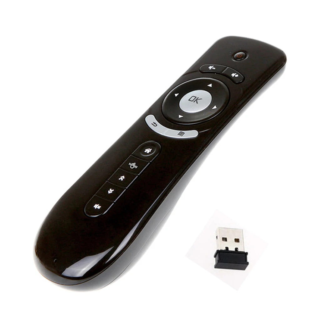 T2 Air Mouse Controle Remoto USB Watchdog Gyroscope Mini Fly 2.4G Mouse For Android TV Box Remote Control 3D Sense Motion
T2 Air Mouse Controle Remoto USB Watchdog Gyroscope Mini Fly 2.4G Mouse For Android TV Box Remote Control 3D Sense Motion