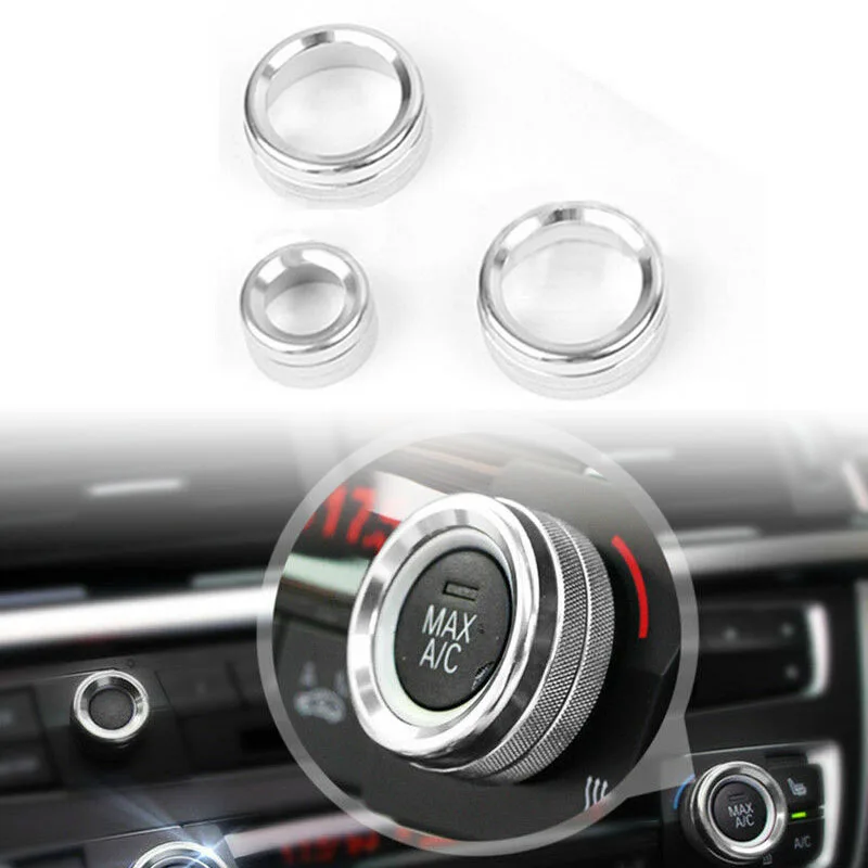 Decal Replacement Knob Cover Air Condition Audio For BMW 5 Series F10 F07 Waterproof Aluminum alloy Decorative
Decal Replacement Knob Cover Air Condition Audio For BMW 5 Series F10 F07 Waterproof Aluminum alloy Decorative