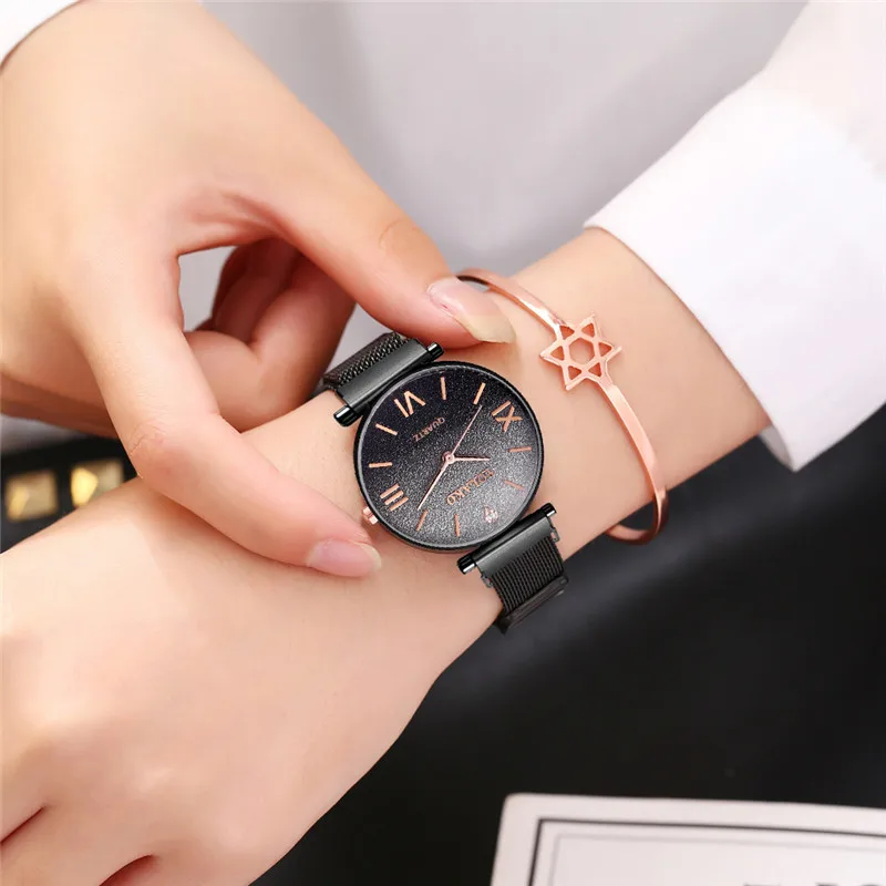 Luxury Brand Rose Gold Women Watches Female Starry Sky Wristwatch Relogio Feminino 2019 Fashion Casual Ladies Clock montre femme
Luxury Brand Rose Gold Women Watches Female Starry Sky Wristwatch Relogio Feminino 2019 Fashion Casual Ladies Clock montre femme