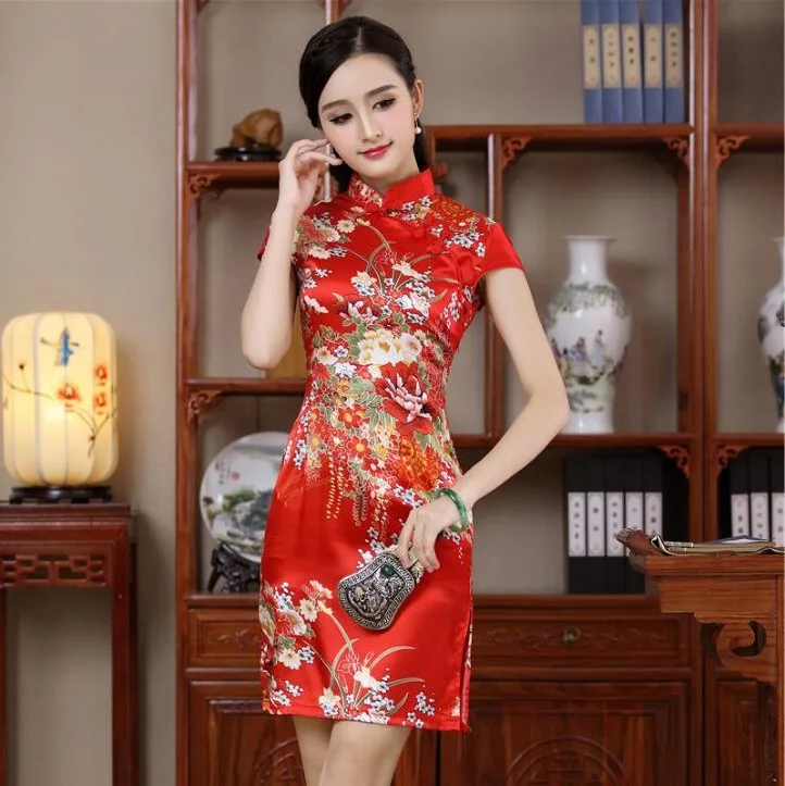 Китайское традиционное современное свадебное платье qipao красные платья Чонсам