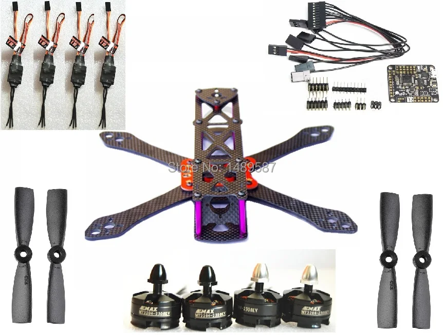 REPTILE Martian 255mm 4-Axis Carbon Quadcopter Frame with RVE 6 Naze32 Controller 2204 2300kv Motor 12A 5045 Prop
REPTILE Martian 255mm 4-Axis Carbon Quadcopter Frame with RVE 6 Naze32 Controller 2204 2300kv Motor 12A 5045 Prop