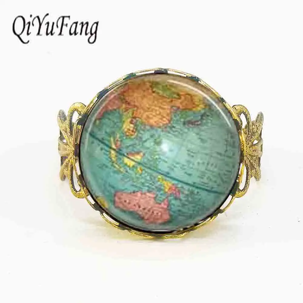 Vintage Globe Ring Planet Earth World Map Art Ring drop shipping glass dome mens womens 1pcs/lot antique traveller star wars hot
Vintage Globe Ring Planet Earth World Map Art Ring drop shipping glass dome mens womens 1pcs/lot antique traveller star wars hot