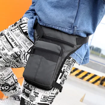 Men Waterproof Nylon Leg Bag Pack Waist Bags Fanny Pack Drop Belt Messenger Shoulder Riding Travel Trend Male Motorcycle Bags
Men Waterproof Nylon Leg Bag Pack Waist Bags Fanny Pack Drop Belt Messenger Shoulder Riding Travel Trend Male Motorcycle Bags