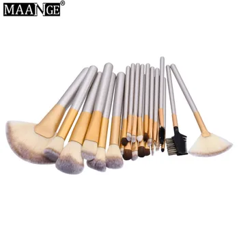MAANGE Pro Champagne Makeup Brushes Set Foundation Powder Eyeshadow Make Up Brushes Facial Contour Cosmetic Brushs D2
MAANGE Pro Champagne Makeup Brushes Set Foundation Powder Eyeshadow Make Up Brushes Facial Contour Cosmetic Brushs D2