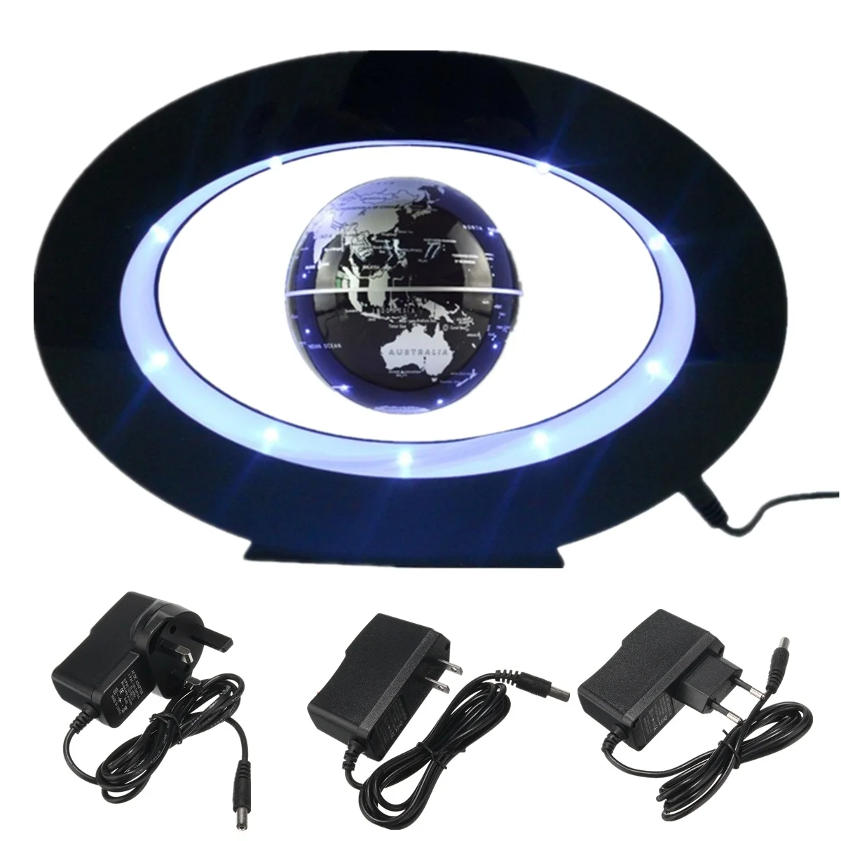 Novelty Round LED World Map Floating Globe Magnetic Levitation Light Antigravity Magic/Novel Lamp bola de plasma Dec plasma ball
Novelty Round LED World Map Floating Globe Magnetic Levitation Light Antigravity Magic/Novel Lamp bola de plasma Dec plasma ball