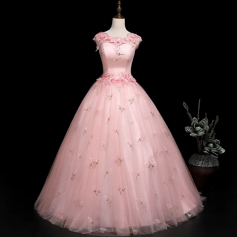 It's YiiYa Pink Floor-length Wedding Dresses Appliques Beading O-neck Sleeveless Brides Gowns Vestidos BL081 De Novia Casamento
It's YiiYa Pink Floor-length Wedding Dresses Appliques Beading O-neck Sleeveless Brides Gowns Vestidos BL081 De Novia Casamento