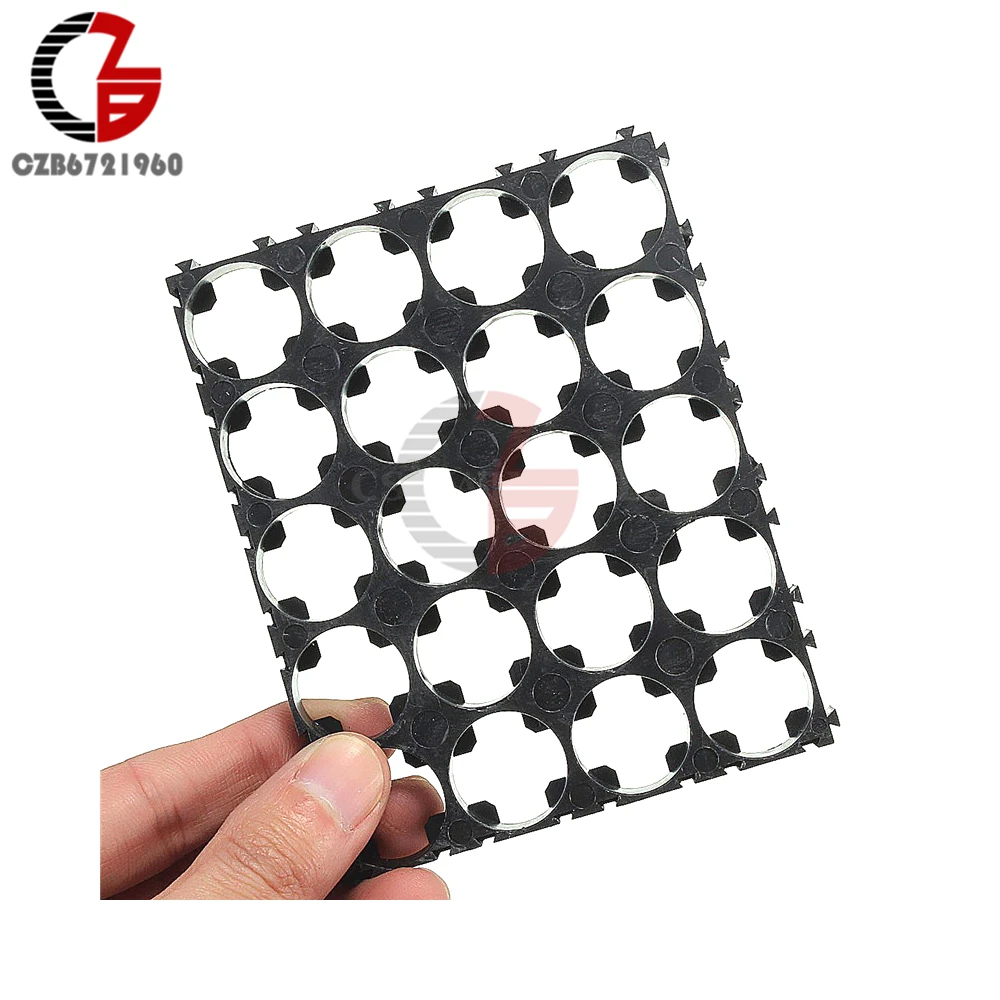 5Pcs 4x5 18650 Battery Holder Cell Spacer 18650 Lithium Battery Fixed Seat Rack Holder Batteries Radiating Shell Pack DIY
5Pcs 4x5 18650 Battery Holder Cell Spacer 18650 Lithium Battery Fixed Seat Rack Holder Batteries Radiating Shell Pack DIY