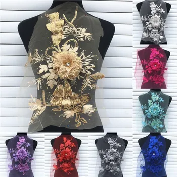 1PC Embroidered 3D Flower Net Lace Sequins Rice Ears Flower Floral Patches Sew-on Appliques For Wedding Dress Decor DIY Material
1PC Embroidered 3D Flower Net Lace Sequins Rice Ears Flower Floral Patches Sew-on Appliques For Wedding Dress Decor DIY Material