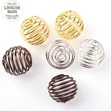 LINSOIR 50pcs/lot Hole 3mm Metal Spring Beads Caps Gold/Silver/Rhodium Color End Caps Crimp Beads For Jewelry Making Diy F2027
LINSOIR 50pcs/lot Hole 3mm Metal Spring Beads Caps Gold/Silver/Rhodium Color End Caps Crimp Beads For Jewelry Making Diy F2027