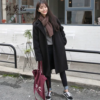 The Color Of Diana 2019 Autumn Winter Self-cultivation Suit-dress Woolen Loose Coat Joker Fashion Will Long Fund Woollen jacket
The Color Of Diana 2019 Autumn Winter Self-cultivation Suit-dress Woolen Loose Coat Joker Fashion Will Long Fund Woollen jacket