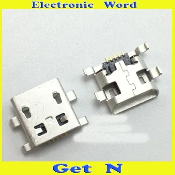 200pcs Micro USB Jacks Sink Type 0.8 MM USB Female Tail Charging Connectors 4 DIP Foot
200pcs Micro USB Jacks Sink Type 0.8 MM USB Female Tail Charging Connectors 4 DIP Foot