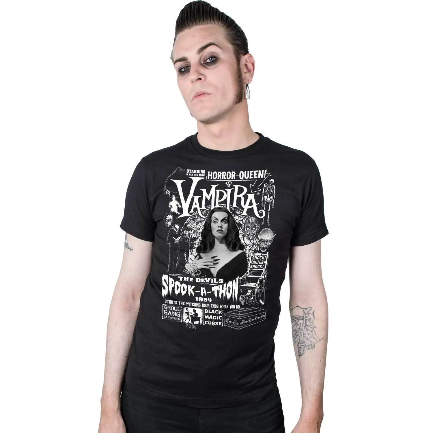 Kreepsville 666 Vampira Spookathon Horror Punk Emo Goth Mens Tee Shirt MTVST
Kreepsville 666 Vampira Spookathon Horror Punk Emo Goth Mens Tee Shirt MTVST