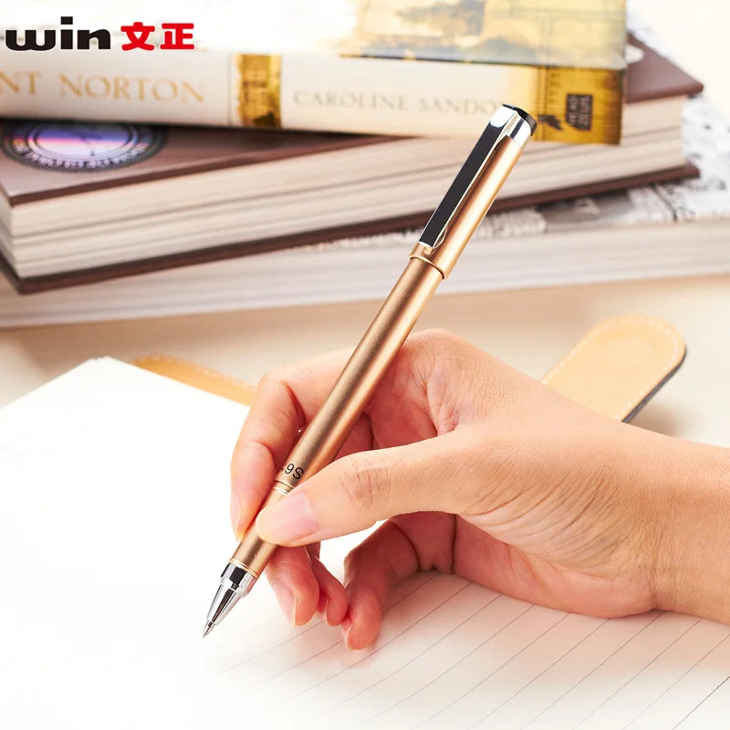 1PCS Ballpoint Pens High Quality Metallic Non-erasable Gel Pen Student School Supplies Business Office Writing Stationery
1PCS Ballpoint Pens High Quality Metallic Non-erasable Gel Pen Student School Supplies Business Office Writing Stationery