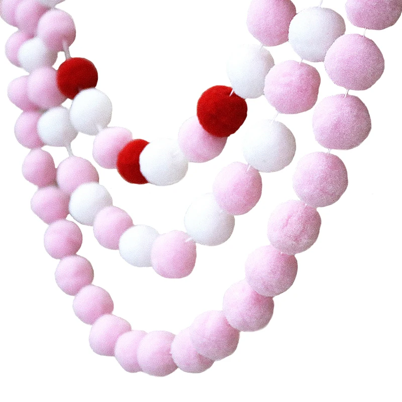 New Colorful Felt Ball String Home Hanging Decorations Christmas Party Adornments Eco-friendly Children DIY Toys Supplies 7A2803
New Colorful Felt Ball String Home Hanging Decorations Christmas Party Adornments Eco-friendly Children DIY Toys Supplies 7A2803