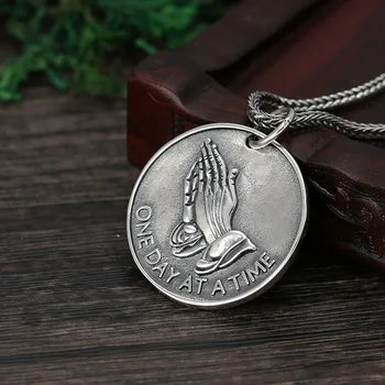 Wholesale S925 Sterling Silver Jewelry Men And Women Popular Personality Letter Card Prayer Hand Retro Thai Silver Pendant
Wholesale S925 Sterling Silver Jewelry Men And Women Popular Personality Letter Card Prayer Hand Retro Thai Silver Pendant