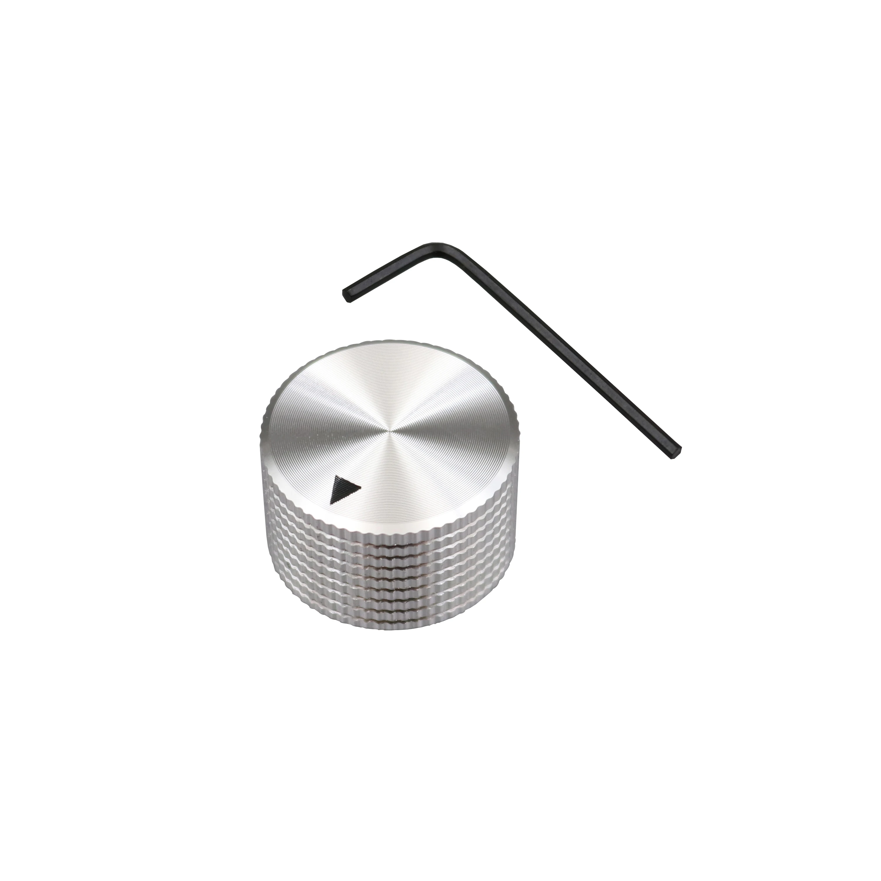 5Pcs Silver aluminum 25*15.5*6.35mm knob cap with the pointer hole forr potentiometer
5Pcs Silver aluminum 25*15.5*6.35mm knob cap with the pointer hole forr potentiometer