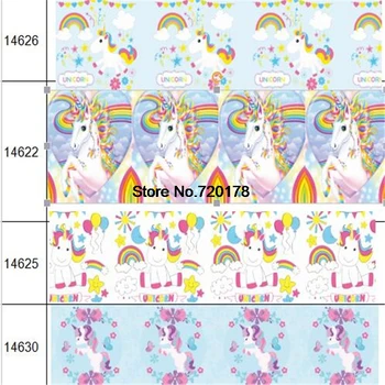 22mm Hot sale Unicorn cartoon Printed grosgrain ribbon 50Yards/rolls 4designs XJOW03
22mm Hot sale Unicorn cartoon Printed grosgrain ribbon 50Yards/rolls 4designs XJOW03