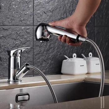 Chrome Brass Pull Out Kitchen Faucet Kitchen Mixer Hot and Cold Kitchen Sink Tap torneira cozinha
Chrome Brass Pull Out Kitchen Faucet Kitchen Mixer Hot and Cold Kitchen Sink Tap torneira cozinha