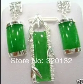 Hot selling@ Genuine Jewelry Green Natural stone Earring pendant Necklace Set Silver Jewellery sets free shipping Natura -Br
Hot selling@ Genuine Jewelry Green Natural stone Earring pendant Necklace Set Silver Jewellery sets free shipping Natura -Br