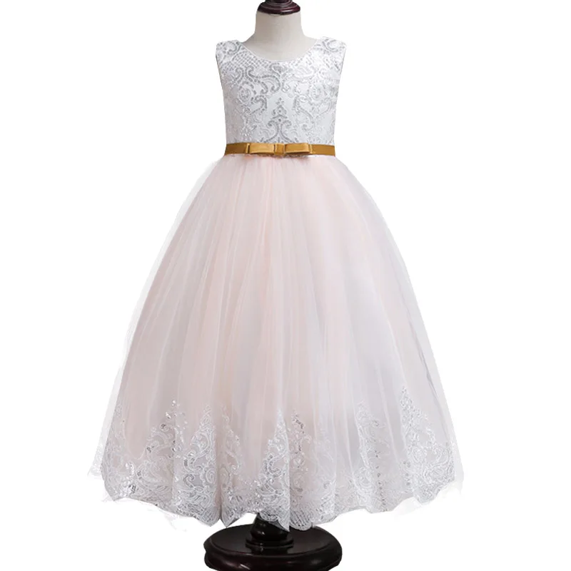 Lace sleeveless flower evening wedding girl dresses for kids dress first communion princess dress baby costume children clothing
Lace sleeveless flower evening wedding girl dresses for kids dress first communion princess dress baby costume children clothing