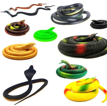 80cm Emulational Snake Rubber Toys dolls Funny Halloween toy gift Gag Playing Jokes Toys Animal cobra Toys for children boy
80cm Emulational Snake Rubber Toys dolls Funny Halloween toy gift Gag Playing Jokes Toys Animal cobra Toys for children boy