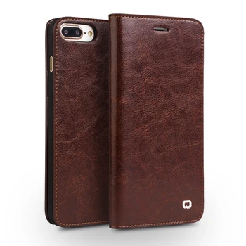 QIALINO Genuine Leather Luxury Ultra Slim Flip Case for iPhone 7 8 SE 2020 Handmade Wallet Phone Cover for iPhone 7/ 8 Plus
QIALINO Genuine Leather Luxury Ultra Slim Flip Case for iPhone 7 8 SE 2020 Handmade Wallet Phone Cover for iPhone 7/ 8 Plus