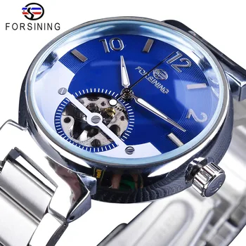 Forsining Blue Ocean Dial Retro Fashion Half Skeleton Design Mens Transparent Skeleton Top Brand Luxury Automatic Wrist Watches
Forsining Blue Ocean Dial Retro Fashion Half Skeleton Design Mens Transparent Skeleton Top Brand Luxury Automatic Wrist Watches