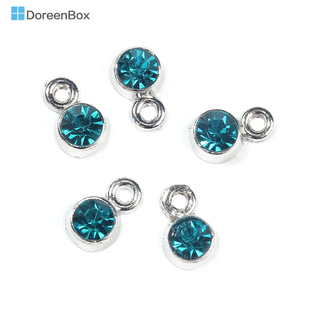Doreen Box Trendy Dull Sliver Color Zinc Based Alloy Charms Round Rhinestone Fashion Pendants 9mm( 3/8") x 6mm( 2/8"), 30 PCs
Doreen Box Trendy Dull Sliver Color Zinc Based Alloy Charms Round Rhinestone Fashion Pendants 9mm( 3/8") x 6mm( 2/8"), 30 PCs