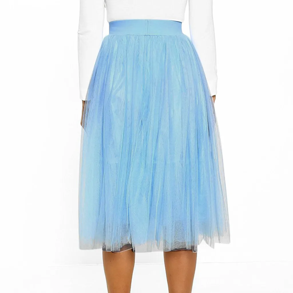 SAGACE Fashion Women Casual Solid Evening Mesh Party Elastic Waiste Skirt plus size Polyester summer Princess Skirt hot July 13
SAGACE Fashion Women Casual Solid Evening Mesh Party Elastic Waiste Skirt plus size Polyester summer Princess Skirt hot July 13