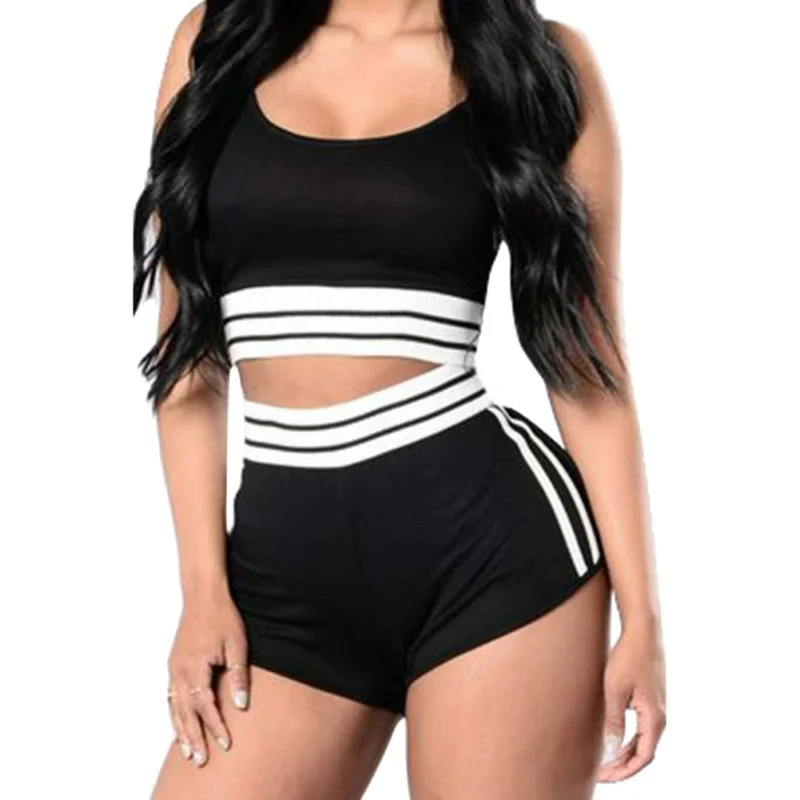 Women Fashion Striped Two Piece Set Sexy Spaghetti Strap Top And Shorts Set Casual Summer Women 2 piece set 2019 New
Women Fashion Striped Two Piece Set Sexy Spaghetti Strap Top And Shorts Set Casual Summer Women 2 piece set 2019 New