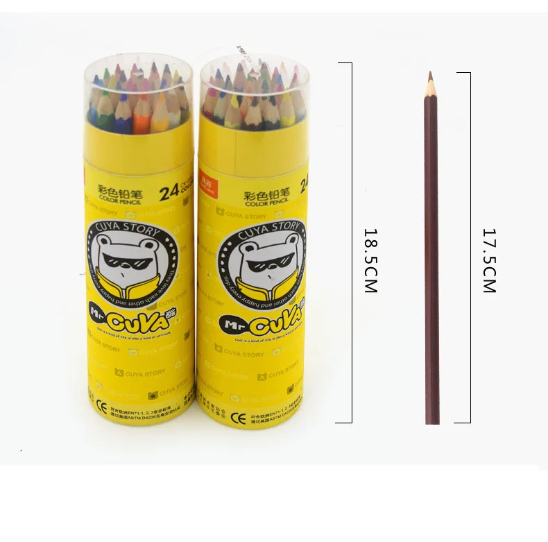 24 PC/BOX 24-Color High-quality Portable Colorful Pencil for Children Drawing and Painting
24 PC/BOX 24-Color High-quality Portable Colorful Pencil for Children Drawing and Painting