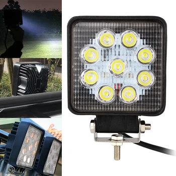 Car-styling LED Car Work Light Spot Flood Lights 12V 24V 27W Offroad Working Truck Trailer ATV Suv Boat Motorcycle Refit Lamp
Car-styling LED Car Work Light Spot Flood Lights 12V 24V 27W Offroad Working Truck Trailer ATV Suv Boat Motorcycle Refit Lamp