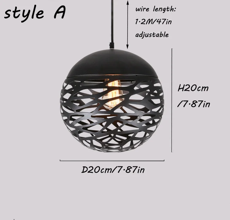 Modern Laser Cut Pendant Light Indoor Decorative Dining Room Pendant Lamp Black White Contemporary Pendant Light (9)