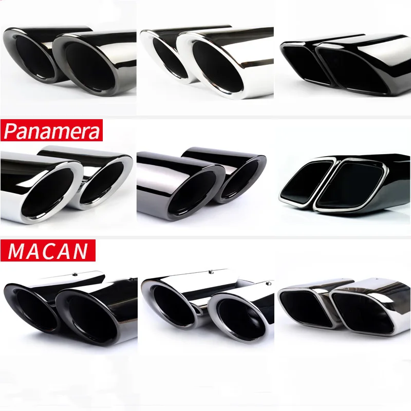 for Porsche 18-19 Cayenne modified tail throat 19 Macan Palamera 718GTS four out sports exhaust pipe muffler Tail throat
for Porsche 18-19 Cayenne modified tail throat 19 Macan Palamera 718GTS four out sports exhaust pipe muffler Tail throat