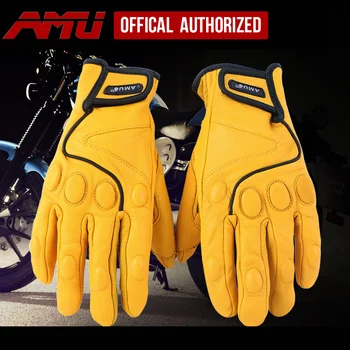 AMU Motorbike full finger gloves sheepskin leather gloves Protective Gear Bike Motorcycle motocross Racing cycling Gloves WOMAN
AMU Motorbike full finger gloves sheepskin leather gloves Protective Gear Bike Motorcycle motocross Racing cycling Gloves WOMAN