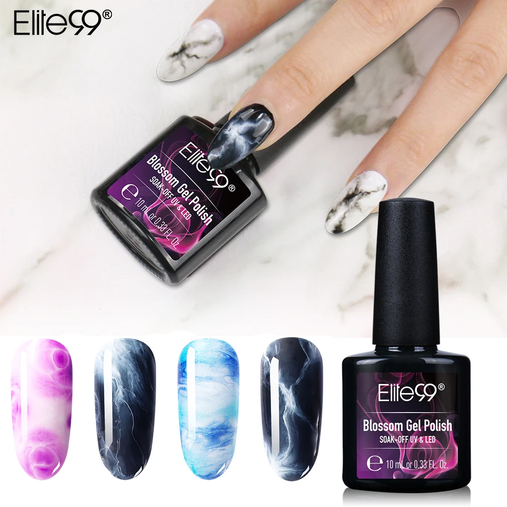 

Elite99 10ml Blooming Effect Gel Nail Polish Blossom Gel Lacquer Magic Professional Varnish Soak Off UV Led Long-Lasting Vernis