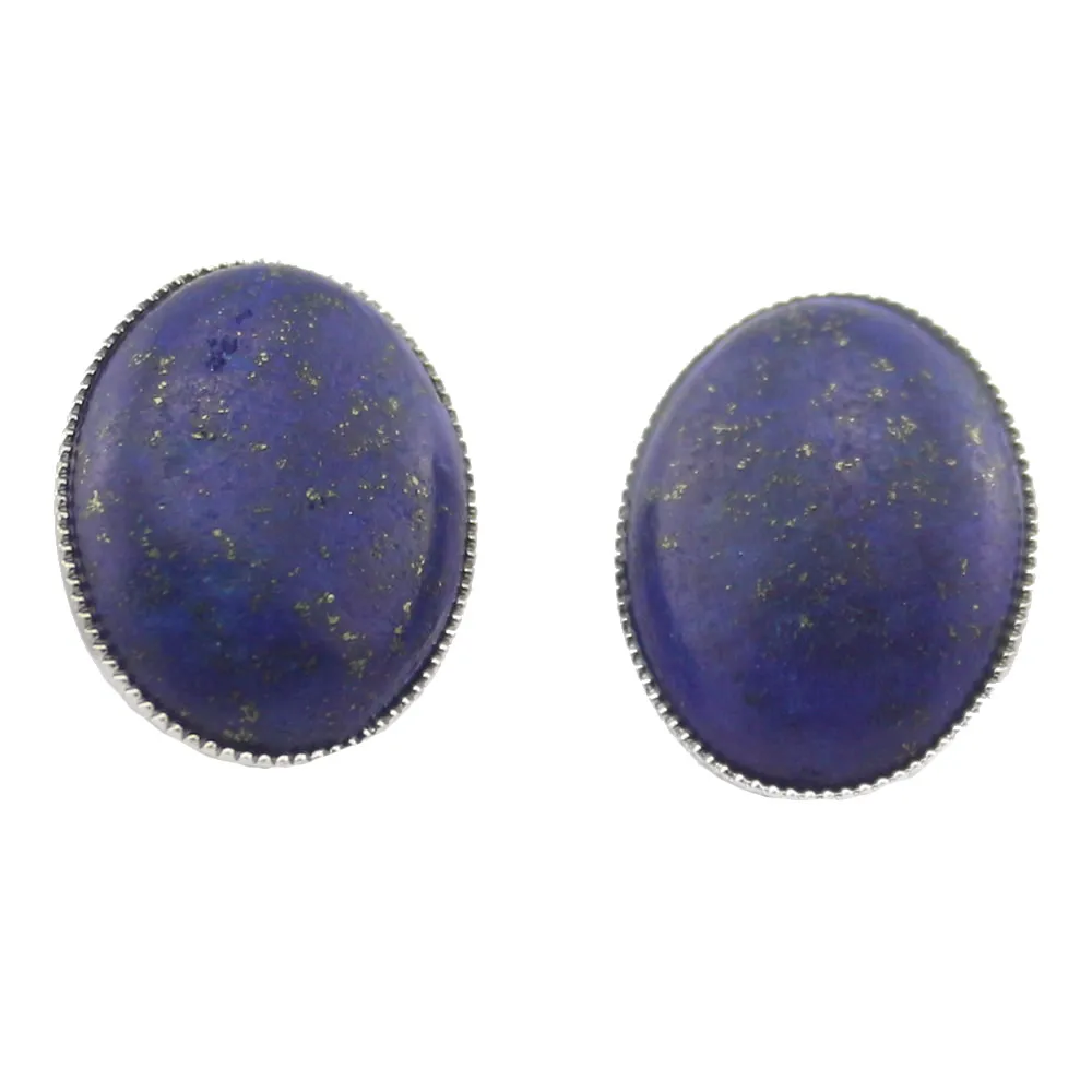 Wholesale Cuff Earrings Women Jewelry Geometric Oval Clip on Natural Amethysts Quartz Stone No Pierced | Украшения и аксессуары