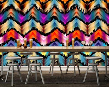 Custom 3D Papel de parede, colorful wavy fresco for living room bar KTV hotel wall decoration waterproof wallpaper
Custom 3D Papel de parede, colorful wavy fresco for living room bar KTV hotel wall decoration waterproof wallpaper