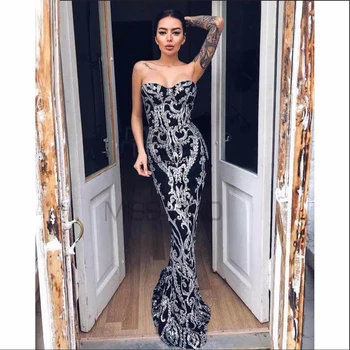 Strapless Sequined Maxi Dress Stretchy Backless Sleeveless Evening Gown Wedding Party Dress
Strapless Sequined Maxi Dress Stretchy Backless Sleeveless Evening Gown Wedding Party Dress