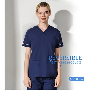 2018 Woman Man Hospital Dental Pet Clinic Medico Scrub Set Short Sleeve Medical Clothing,Beauty Salon Split Medical Suit Sets,Q3
2018 Woman Man Hospital Dental Pet Clinic Medico Scrub Set Short Sleeve Medical Clothing,Beauty Salon Split Medical Suit Sets,Q3