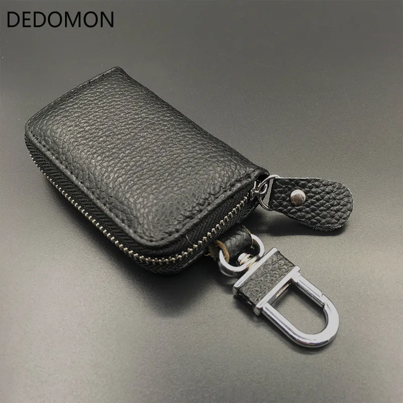 Genuine Leather Car Key Wallets Men Key Holder Housekeeper Keys Organizer Women Keychain Covers Zipper Key Case Bag Pouch Purse
Genuine Leather Car Key Wallets Men Key Holder Housekeeper Keys Organizer Women Keychain Covers Zipper Key Case Bag Pouch Purse