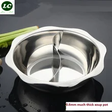 Hot-Pot Dutch Oven Soup Stainless-Steel Double-Taste 6 30cm Inox Peoples-Use
